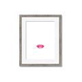 Picture of Red Lip _GroupedProduct_Rectangle_Portrait_Framed_Matted_