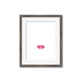 Picture of Red Lip _GroupedProduct_Rectangle_Portrait_Framed_Matted_