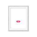 Picture of Red Lip _GroupedProduct_Rectangle_Portrait_Framed_Matted_