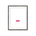 Picture of Red Lip _GroupedProduct_Rectangle_Portrait_Framed_Matted_