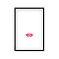 Picture of Red Lip _GroupedProduct_Rectangle_Portrait_Framed_Matted_
