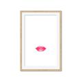 Picture of Red Lip _GroupedProduct_Rectangle_Portrait_Framed_Matted_