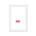 Picture of Red Lip _GroupedProduct_Rectangle_Portrait_Framed_Matted_
