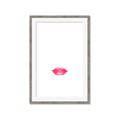 Picture of Red Lip _GroupedProduct_Rectangle_Portrait_Framed_Matted_