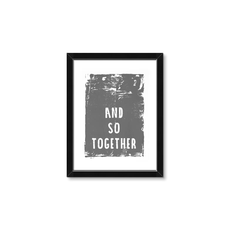 Picture of And So Together I  _GroupedProduct_Rectangle_Portrait_Framed_Matted_