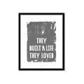 Picture of They Build A Life I _GroupedProduct_Rectangle_Portrait_Framed_Matted_
