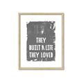 Picture of They Build A Life I _GroupedProduct_Rectangle_Portrait_Framed_Matted_