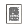 Picture of They Build A Life I _GroupedProduct_Rectangle_Portrait_Framed_Matted_