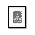 Picture of They Build A Life I _GroupedProduct_Rectangle_Portrait_Framed_Matted_