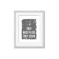 Picture of They Build A Life I _GroupedProduct_Rectangle_Portrait_Framed_Matted_