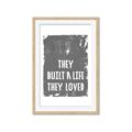 Picture of They Build A Life I _GroupedProduct_Rectangle_Portrait_Framed_Matted_
