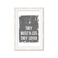 Picture of They Build A Life I _GroupedProduct_Rectangle_Portrait_Framed_Matted_