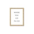 Picture of Where You - Go I'll Go II _GroupedProduct_Rectangle_Portrait_Framed_Matted_