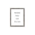 Picture of Where You - Go I'll Go II _GroupedProduct_Rectangle_Portrait_Framed_Matted_