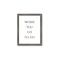 Picture of Where You - Go I'll Go II _GroupedProduct_Rectangle_Portrait_Framed_Matted_