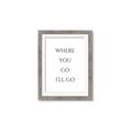 Picture of Where You - Go I'll Go II _GroupedProduct_Rectangle_Portrait_Framed_Matted_