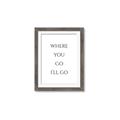 Picture of Where You - Go I'll Go II _GroupedProduct_Rectangle_Portrait_Framed_Matted_