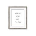 Picture of Where You - Go I'll Go II _GroupedProduct_Rectangle_Portrait_Framed_Matted_