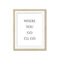 Picture of Where You - Go I'll Go II _GroupedProduct_Rectangle_Portrait_Framed_Matted_