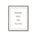 Picture of Where You - Go I'll Go II _GroupedProduct_Rectangle_Portrait_Framed_Matted_