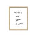 Picture of Where You Stay - I'll Stay II  _GroupedProduct_Rectangle_Portrait_Framed_Matted_