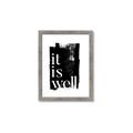Picture of It is Well black background _GroupedProduct_Rectangle_Portrait_Framed_Matted_