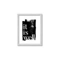 Picture of It is Well black background _GroupedProduct_Rectangle_Portrait_Framed_Matted_