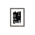 Picture of It is Well black background _GroupedProduct_Rectangle_Portrait_Framed_Matted_