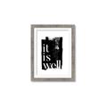 Picture of It is Well black background _GroupedProduct_Rectangle_Portrait_Framed_Matted_