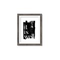 Picture of It is Well black background _GroupedProduct_Rectangle_Portrait_Framed_Matted_