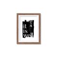 Picture of It is Well black background _GroupedProduct_Rectangle_Portrait_Framed_Matted_