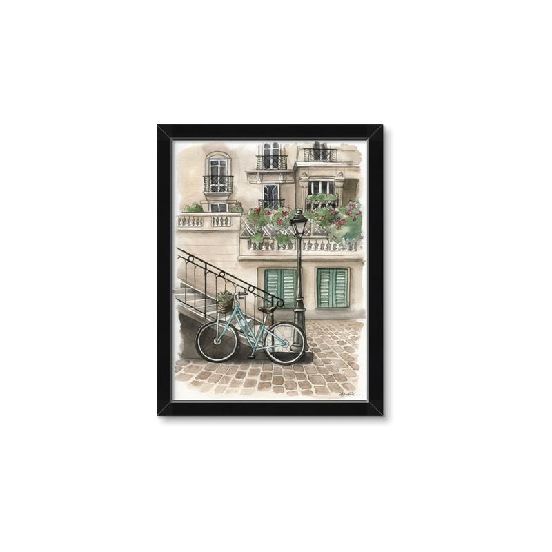 Picture of Parked Bike _GroupedProduct_Rectangle_Portrait_Framed_Matted_