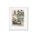 Picture of Parked Bike _GroupedProduct_Rectangle_Portrait_Framed_Matted_
