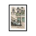 Picture of Parked Bike _GroupedProduct_Rectangle_Portrait_Framed_Matted_