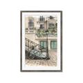 Picture of Parked Bike _GroupedProduct_Rectangle_Portrait_Framed_Matted_