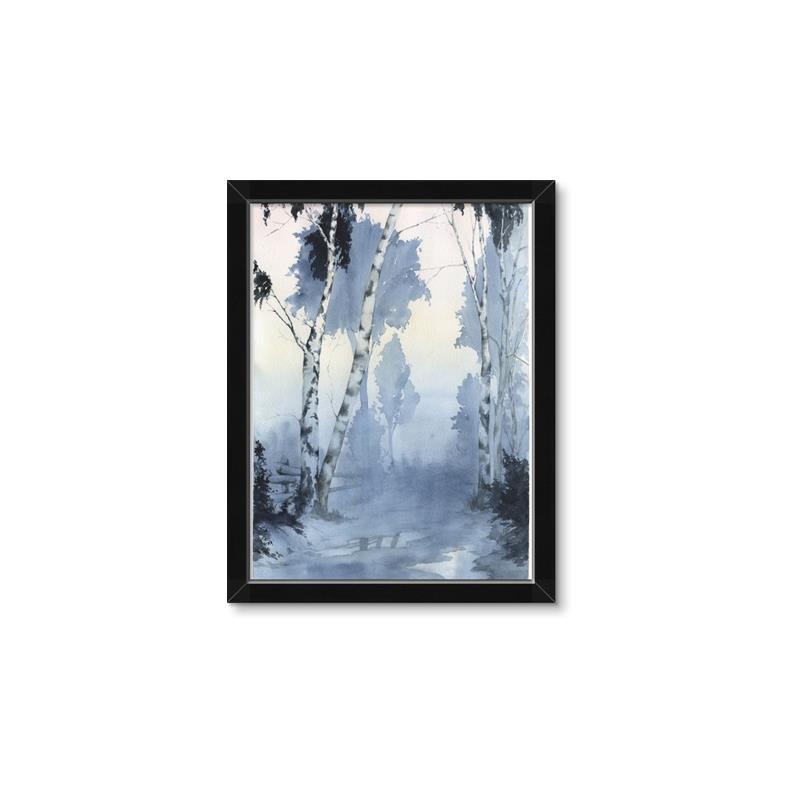 Picture of Winter Forest _GroupedProduct_Rectangle_Portrait_Framed_Matted_