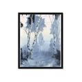 Picture of Winter Forest _GroupedProduct_Rectangle_Portrait_Framed_Matted_