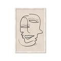 Picture of Two Faced I  _GroupedProduct_Rectangle_Portrait_Framed_Matted_