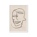 Picture of Two Faced I  _GroupedProduct_Rectangle_Portrait_Framed_Matted_