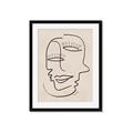 Picture of Two Faced I  _GroupedProduct_Rectangle_Portrait_Framed_Matted_