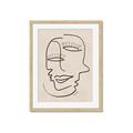 Picture of Two Faced I  _GroupedProduct_Rectangle_Portrait_Framed_Matted_