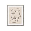 Picture of Two Faced I  _GroupedProduct_Rectangle_Portrait_Framed_Matted_
