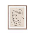 Picture of Two Faced I  _GroupedProduct_Rectangle_Portrait_Framed_Matted_