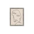 Picture of Two Faced II _GroupedProduct_Rectangle_Portrait_Framed_Matted_