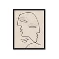 Picture of Two Faced II _GroupedProduct_Rectangle_Portrait_Framed_Matted_