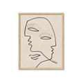 Picture of Two Faced II _GroupedProduct_Rectangle_Portrait_Framed_Matted_