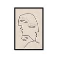 Picture of Two Faced II _GroupedProduct_Rectangle_Portrait_Framed_Matted_