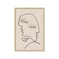 Picture of Two Faced II _GroupedProduct_Rectangle_Portrait_Framed_Matted_