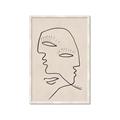 Picture of Two Faced II _GroupedProduct_Rectangle_Portrait_Framed_Matted_