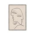 Picture of Two Faced II _GroupedProduct_Rectangle_Portrait_Framed_Matted_
